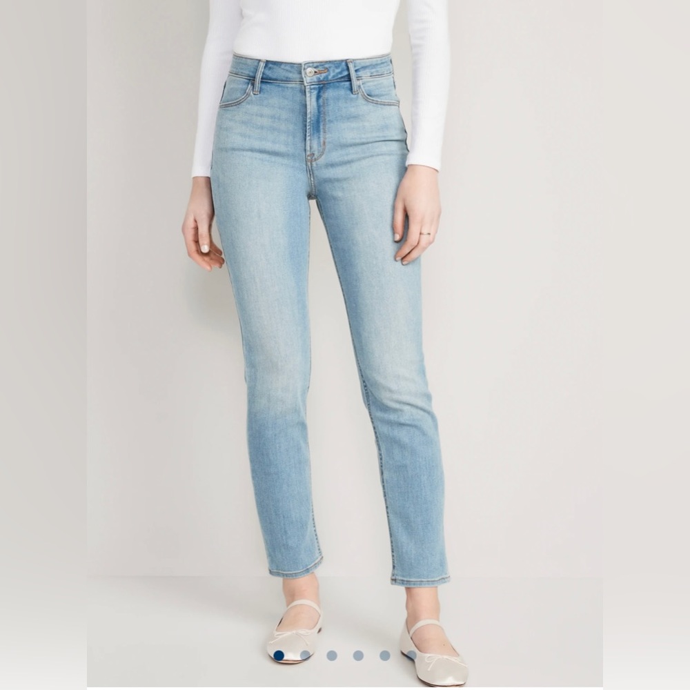 High-Waisted Wow Straight Jeans for Women